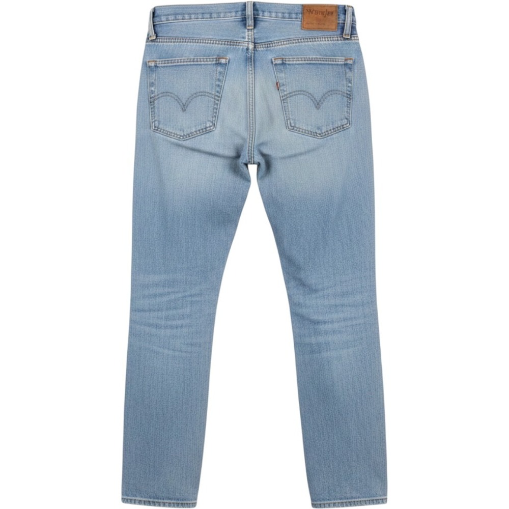 Wrangler Active Flex Light Wash Blue Straight Leg Jeans 30x34 A102 3030